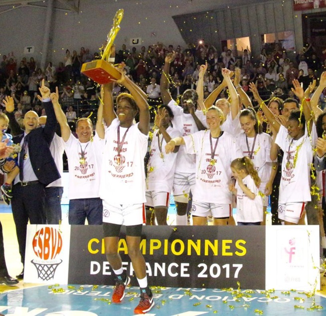 Mame Mary Sy championne de France avec Villeneuve d’Ascq Mame Mary Sy championne de France avec Villeneuve d’Ascq