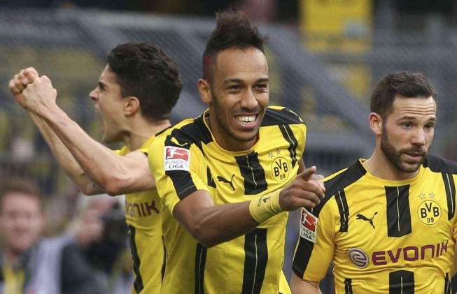 Dortmund : Aubameyang meilleur buteur de la Bundesliga