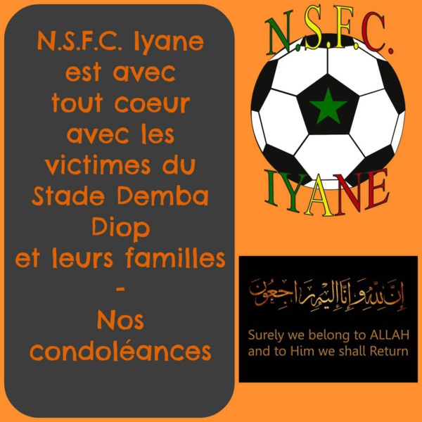 DRAME DE DEMBA DIOP: Les condoléances de Noyau Iyane Thiam DRAME DE DEMBA DIOP: Les condoléances de Noyau Iyane Thiam