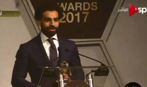 Caf Awards 2017: Mohamed Salah élu ballon d’or Africain Caf Awards 2017: Mohamed Salah élu ballon d’or Africain