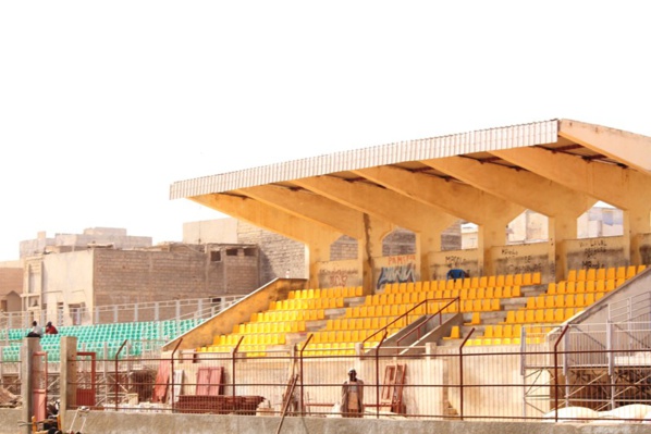 Réfection du Stade de Ndiaréme : Les travaux avancent à grands pas Réfection du Stade de Ndiaréme : Les travaux avancent à grands pas