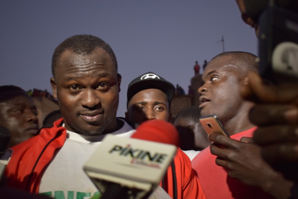 Les images de l'Open press de Modou Lô Les images de l'Open press de Modou Lô