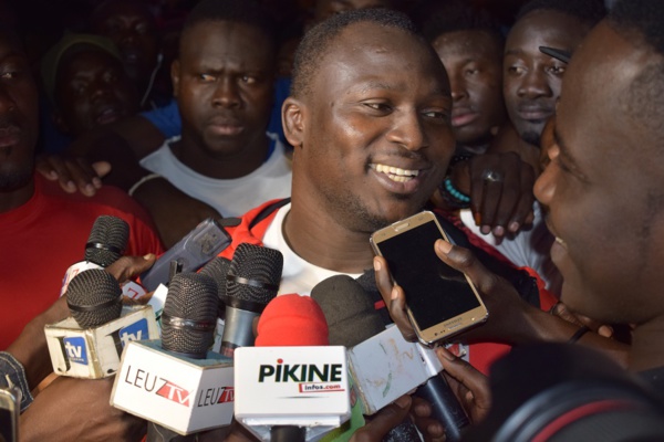 Les images de l'Open press de Modou Lô Les images de l'Open press de Modou Lô