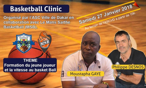 Basket : l’Ascvd organise un clinic de basket à la piscine olympique