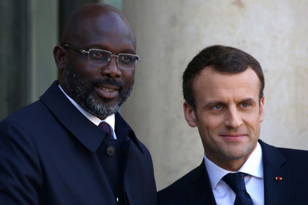 PHOTOS : Weah, Drogba et Mbappé reçus par Macron PHOTOS : Weah, Drogba et Mbappé reçus par Macron
