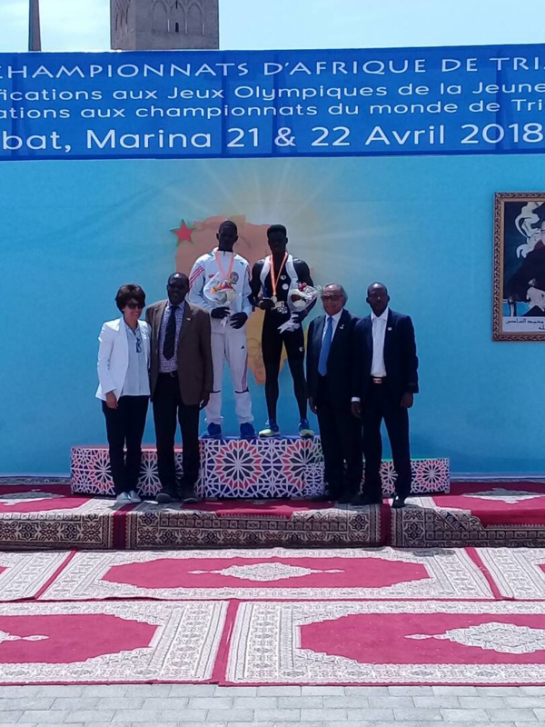 Championnat d'Afrique de Triathlon : Mamadou Diop et Anta Ndiaye sacrés champions Championnat d'Afrique de Triathlon : Mamadou Diop et Anta Ndiaye sacrés champions