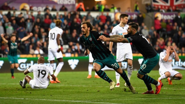 P.L : Southampton raméne 3 points chez les gallois et envoie West Brom en championship P.L : Southampton raméne 3 points chez les gallois et envoie West Brom en championship