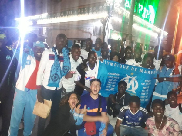Finale Europa League OM / Atlético : Les supporters sénégalais de l'Olympique de Marseille se mobilisent pour la victoire Finale Europa League OM / Atlético : Les supporters sénégalais de l'Olympique de Marseille se mobilisent pour la victoire
