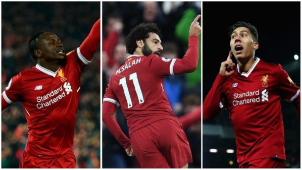 Mané, Salah et Firmino meilleur trio d'Europe ! Mané, Salah et Firmino meilleur trio d'Europe !
