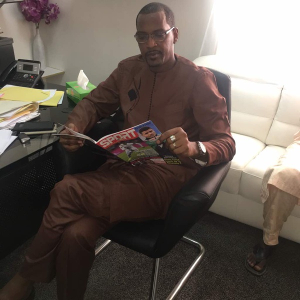 Mame Boye Diao fidèle lecteur de votre magazine SPORT221