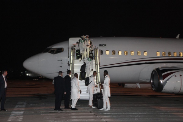 Le Nigéria arrive en Russie avec du style