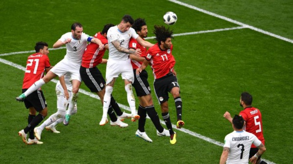 L'Uruguay arrache la victoire face à l'Egypte (1-0) L'Uruguay arrache la victoire face à l'Egypte (1-0)