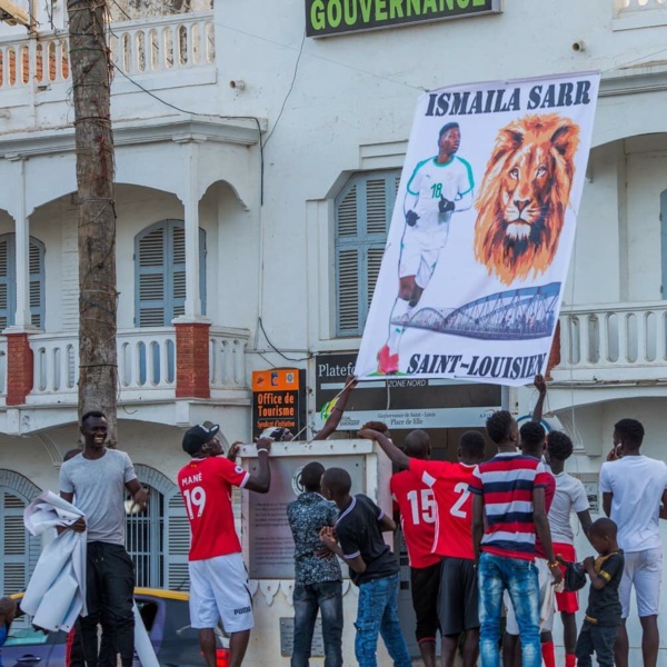 Saint Louis de tout cœur avec son fils Ismaïla Sarr