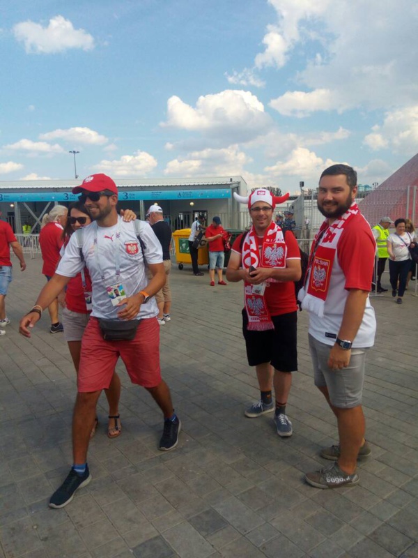 Les polonais prennent d'assaut le Stade Spartak de Moscou Les polonais prennent d'assaut le Stade Spartak de Moscou