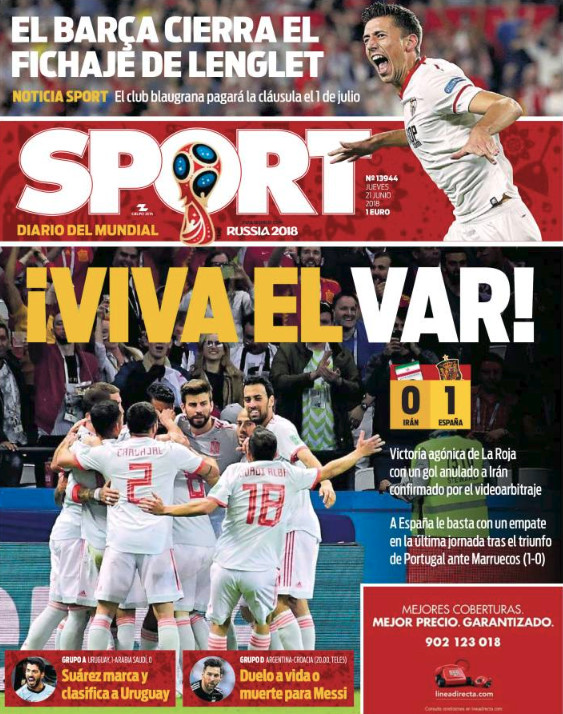 GROUPE B : L’Espagne sauvée par la VAR contre l’Iran