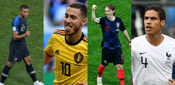 Equipe type du mondial 2018 : La France s’octroie la part du lion Equipe type du mondial 2018 : La France s’octroie la part du lion
