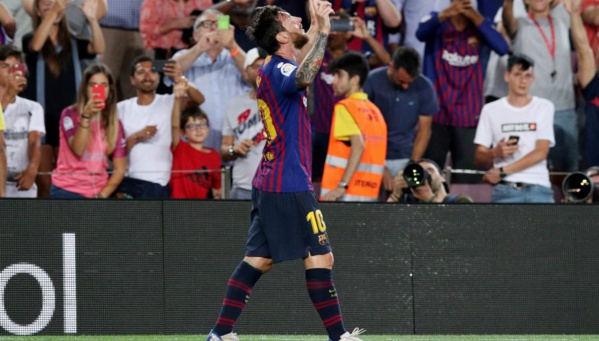 Le Barça assure sa première sortie grâce à son héro Messi Le Barça assure sa première sortie grâce à son héro Messi