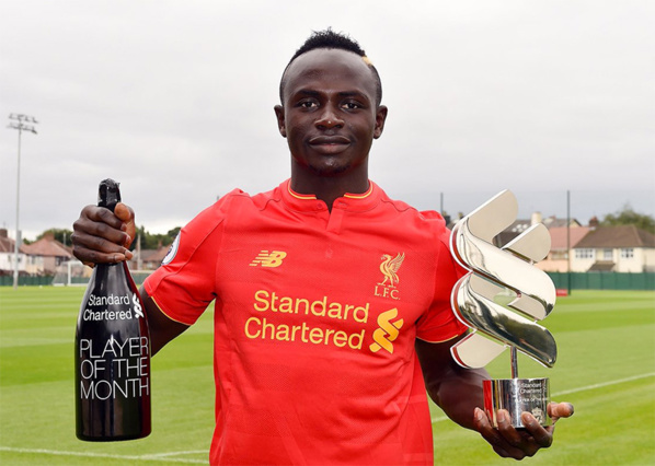Premier League: Sadio Mané élu meilleur joueur du mois d’Août Premier League: Sadio Mané élu meilleur joueur du mois d’Août
