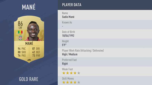 EA SPORT FIFA 19 : Sadio Mané et Kalidou Koulibaly parmi les 100 meilleurs EA SPORT FIFA 19 : Sadio Mané et Kalidou Koulibaly parmi les 100 meilleurs