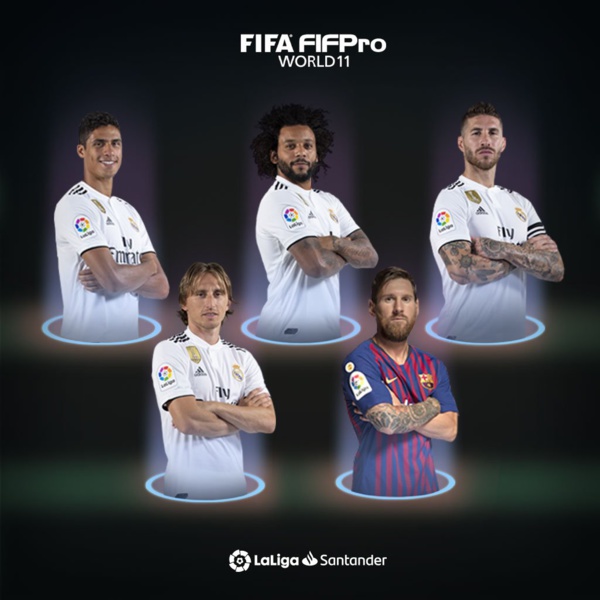 Onze Fifa : Découvrez les onze meilleurs de l’année Onze Fifa : Découvrez les onze meilleurs de l’année