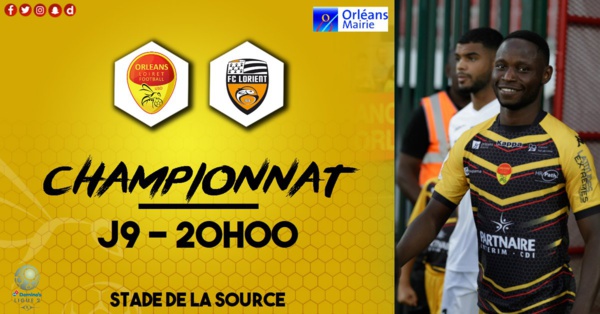 Ligue 2 française : Orléans bat Lorient (2-0) avec un but de Joseph Lopy Ligue 2 française : Orléans bat Lorient (2-0) avec un but de Joseph Lopy