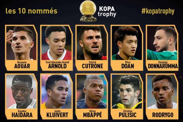 Trophée Kopa : Ismaila Sarr et Moussa Wagué zappés