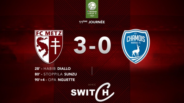 Ligue 2 : Metz bat Niort avec un doublé des Sénégalais Ligue 2 : Metz bat Niort avec un doublé des Sénégalais