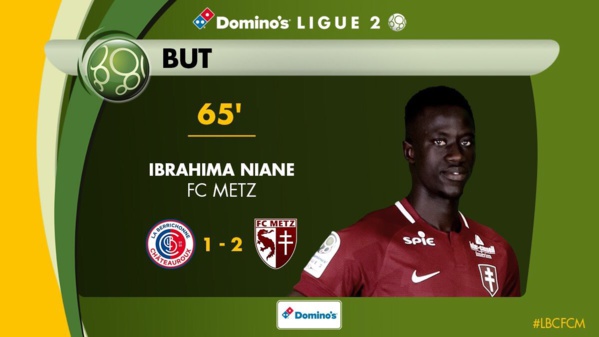 Ligue 2 : Ibrahima Niane offre la victoire à Metz Ligue 2 : Ibrahima Niane offre la victoire à Metz