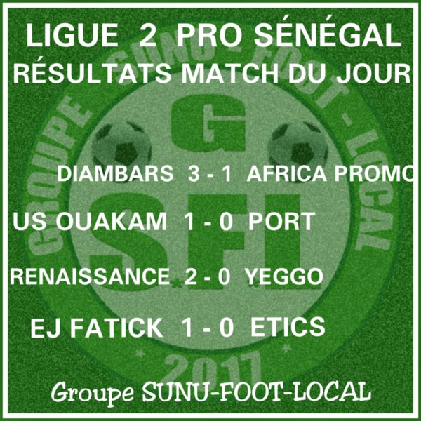 Ligue 2 (2ej) : Diambars confirme, USO arrête Port Ligue 2 (2ej) : Diambars confirme, USO arrête Port