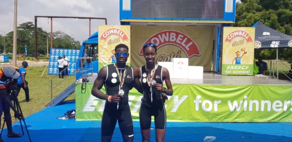 Championnats de triathlon : Mamadou Diop et Anta Ndiaye décrochent chacun une médaille Championnats de triathlon : Mamadou Diop et Anta Ndiaye décrochent chacun une médaille