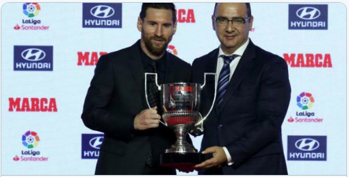 Espagne : Lionel Messi élu meilleur Joueur de la Liga 2017-2018