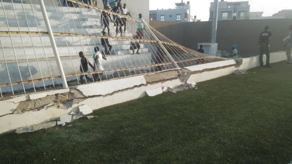 Photos : Regardez l’état du stade de Mbao, saccagé par le mouvement Navétane