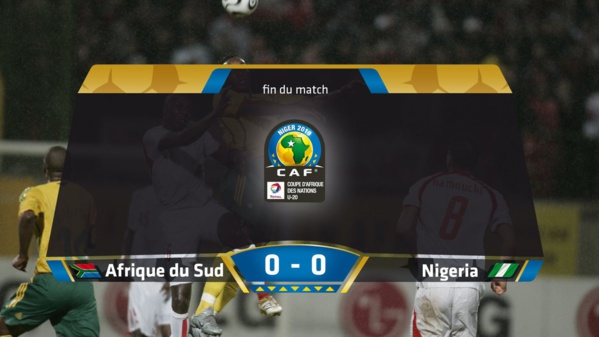 CAN Niger U20 : l’Afrique du Sud freine le Nigeria