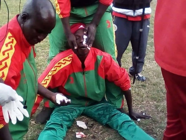 Match Jaraaf-Pikine : Djibril Fall et un supporter d’As Pikine blessés Match Jaraaf-Pikine : Djibril Fall et un supporter d’As Pikine blessés