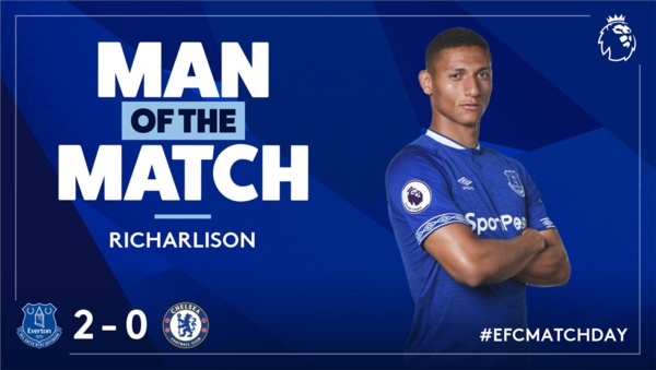 Everton bat Chelsea (2-0) : Gana Gueye était énorme mais Richarlison reste l’homme du match Everton bat Chelsea (2-0) : Gana Gueye était énorme mais Richarlison reste l’homme du match