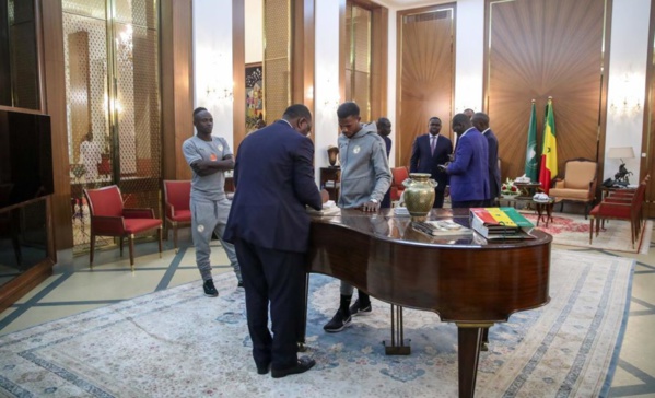 Sadio Mané et Keita Baldé reçus par le Président Macky Sall
