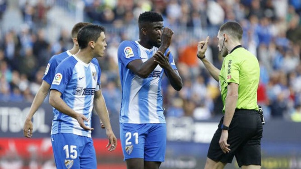 Malaga : Alfred Ndiaye exclu par l’arbitre