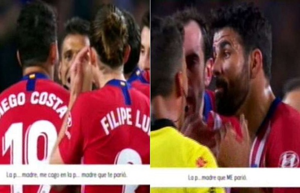 Des micros ont enregistré ce que Diego Costa a dit à l'arbitre Des micros ont enregistré ce que Diego Costa a dit à l'arbitre