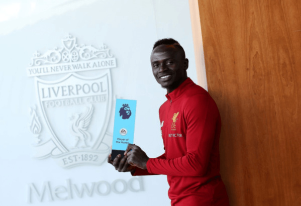Premier League : Sadio Mané élu meilleur joueur du mois de mars Premier League : Sadio Mané élu meilleur joueur du mois de mars