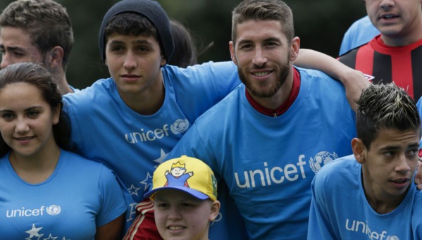Le beau geste de Sergio Ramos pour l'Unicef