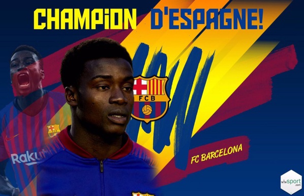 Barcelone : Moussa Wagué, champion à seulement 20 ans Barcelone : Moussa Wagué, champion à seulement 20 ans