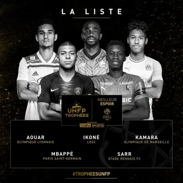 Trophées UNFP : Ismaila Sarr nominé pour le titre de meilleur espoir de la Ligue 1 Trophées UNFP : Ismaila Sarr nominé pour le titre de meilleur espoir de la Ligue 1