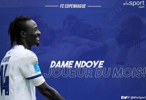 Danemark : Dame Ndoye élu joueur du mois d’avril Danemark : Dame Ndoye élu joueur du mois d’avril
