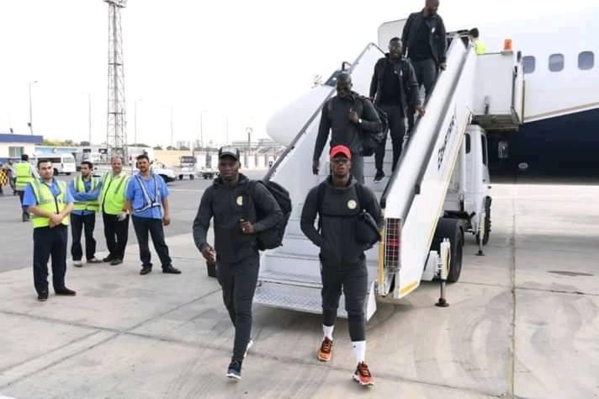CAN 2019 : Les Lions sont arrivés en Egypte CAN 2019 : Les Lions sont arrivés en Egypte