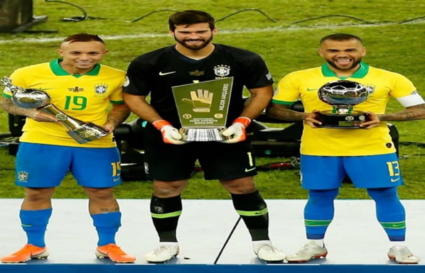 Copa America : le Brésil rafle les trophées individuels Copa America : le Brésil rafle les trophées individuels