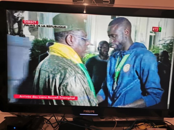 Accueil des Lions : Le message encourageant du Président de la république Accueil des Lions : Le message encourageant du Président de la république