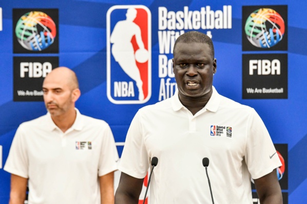 Amadou Gallo Fall Vice-Pdt NBA en charge du développement en Afrique : « On se réjouit de la forte présence de la famille de la NBA » Amadou Gallo Fall Vice-Pdt NBA en charge du développement en Afrique : « On se réjouit de la forte présence de la famille de la NBA »