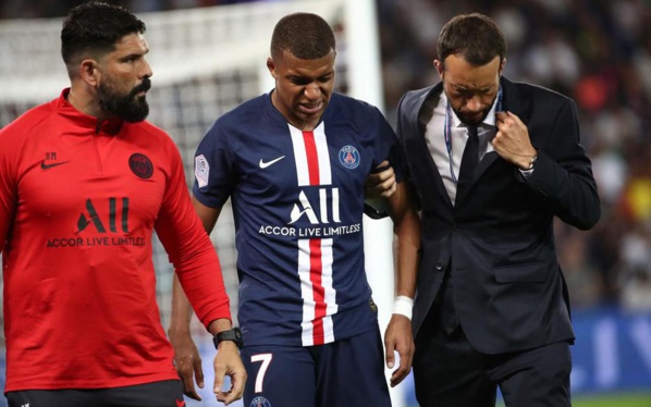 PSG : Mbappé out quatre semaines PSG : Mbappé out quatre semaines