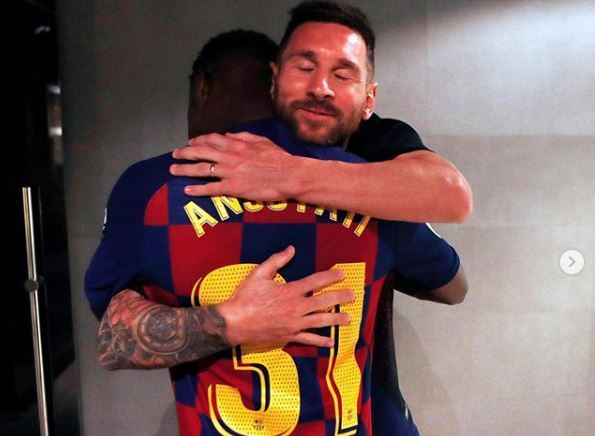 Le trés beau message de Messi pour le jeune Bissau-guinéen Ansu Fati