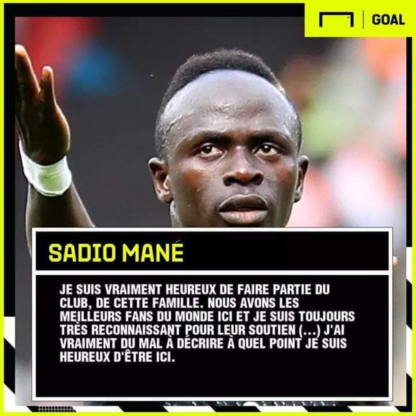 Sadio Mané donne des indices sur son avenir Sadio Mané donne des indices sur son avenir